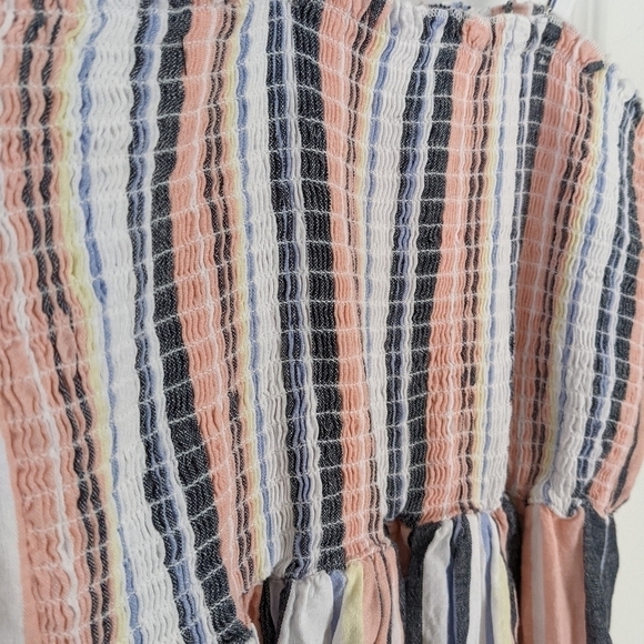 FREE People Lilah Striped Midi Dress Small A8 - Picture 6 of 14